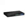 TRENDnet TPE-204US switch UPoE web smart Gigabit de 20 puertos, presupuesto PoE 370W, 8 puertos UPoE, montaje en rack de 19