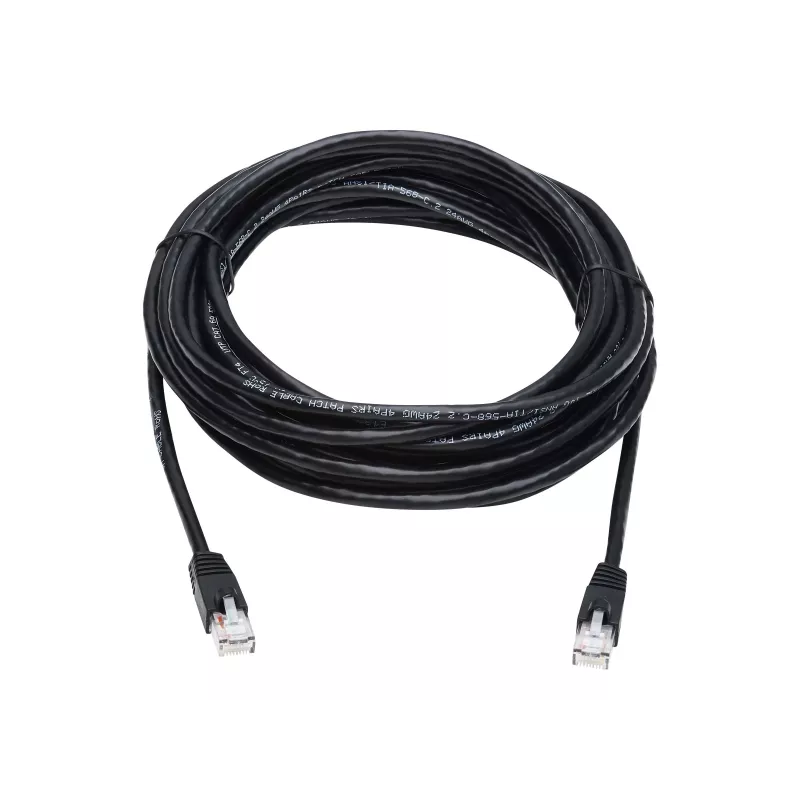 Tripp Lite N261-025-BK Cable Ethernet Cat6a 10G UTP Snagless (RJ45 M/M) - Negro 25 ft