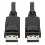 Tripp Lite Series Cable DisplayPort con conectores de bloqueo, 4K 60 Hz (M/M), Negro, 1,8 m