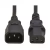 Tripp Cable de alimentación PDU C13 a C14 10A 250V H05VV-F 2m (6.6ft) negro