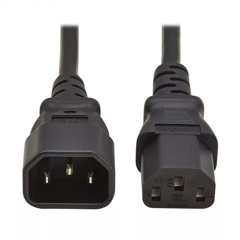 Tripp Cable de alimentación PDU C13 a C14 10A 250V H05VV-F 2m (6.6ft) negro