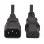 Tripp Cable de alimentación PDU C13 a C14 10A 250V H05VV-F 2m (6.6ft) negro