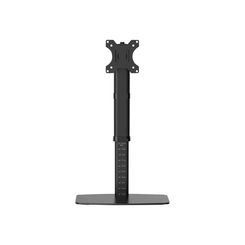 Tripp Soporte para monitor de pantalla única - Altura ajustable, monitores de 17 a 27 inch - Kit de montaje - para monitor - Acero - Negro - Tamaño de pantalla: 43,2-68,6 cm (17-27)