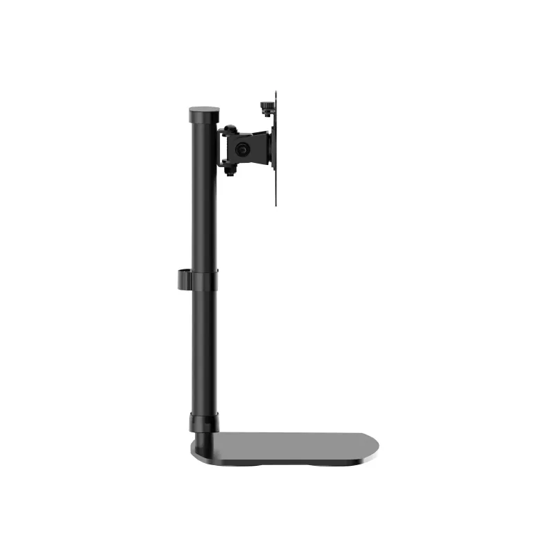 Tripp Soporte para monitor de pantalla única - Altura ajustable, monitores de 17 a 27 inch - Kit de montaje - para monitor - Acero - Negro - Tamaño de pantalla: 43,2-68,6 cm (17-27)