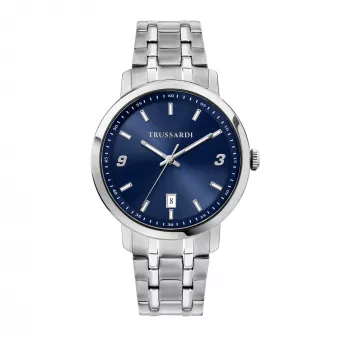 Trussardi Reloj hombre R2453147010 41mm acero inoxidable esfera azul
