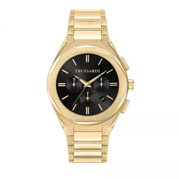 Trussardi Reloj para hombre R2453156001 44mm acero inoxidable esfera azul