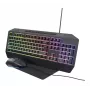 Trust GXT 791 set de teclado y ratón, USB, QWERTZ alemán, negro (25284)
