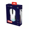 Ratón gaming óptico USB Trust GXT 922W Ybar, 6400 DPI, RGB, negro