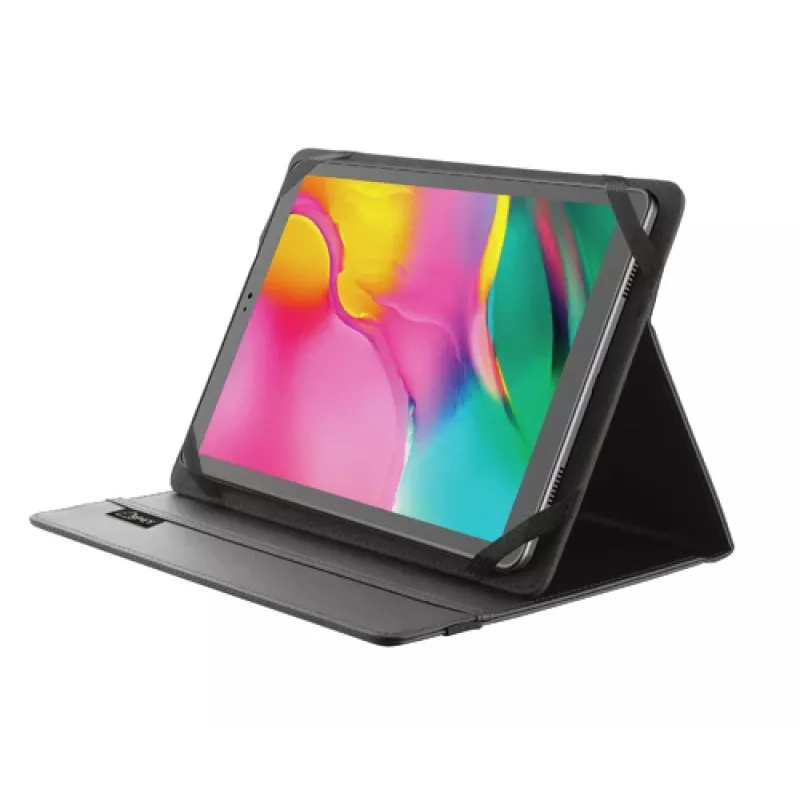 Trust Primo Folio Funda para tabletas de 10 pulgadas, Negro, Material reciclado
