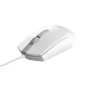 Trust TM-101W Ratón óptico – Ambidiestro, 3 botones, cable USB, blanco 25320