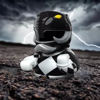TUBBZ Pato Coleccionable - Power Rangers Black Ranger 9cm
