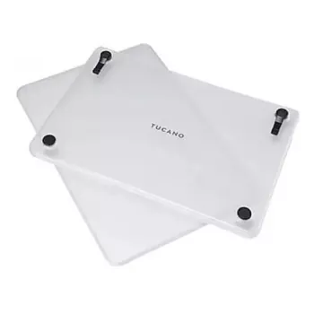TUCANO Nido Carcasa rígida para MacBook Neo de 13 pulgadas, Transparente