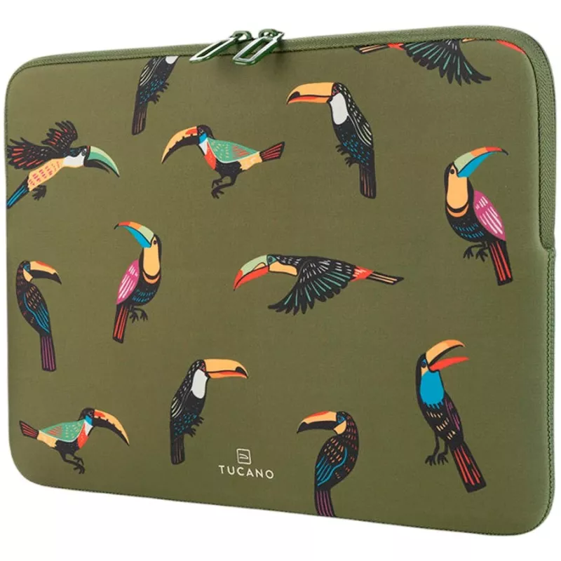 Tucano Tucani Second Skin funda para portátil de 15-16 pulgadas, neopreno, Verde BFTUC401516-V