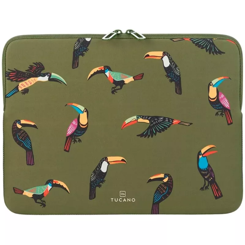 Tucano Tucani Second Skin funda para portátil de 15-16 pulgadas, neopreno, Verde BFTUC401516-V