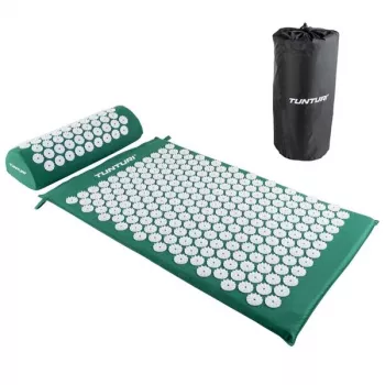 Tunturi set de esterilla y cojín de acupresión, verde