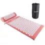 Tunturi set de esterilla y almohada de acupresión – oro rosa