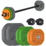 Set de mancuernas aeróbicas Tunturi 20 kg set de peso ajustable con maletín de almacenamiento