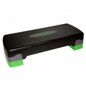 Tunturi Easy Aerobic Step (14TUSCL357) – plataforma antideslizante ajustable en 3 alturas, negro/gris