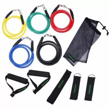 Tunturi Exercise Set de bandas de resistencia multifuncionales