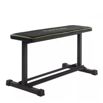 Banco plano Tunturi FB20, capacidad de carga 200 kg, negro