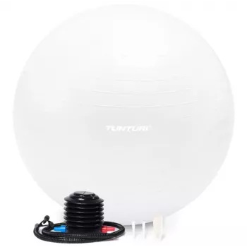 Tunturi balón de gimnasia 75 cm, blanco roto, antiestallido