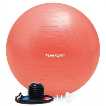 Tunturi Gymball Anti Burst balón de gimnasia con bomba 75 cm oro rosa