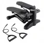 Tunturi mini stepper con pantalla, negro