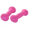 Tunturi Mancuernas cortas de neopreno 0,5 kg rosa (par)