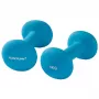 Tunturi Mancuernas de neopreno 5 kg par - azul