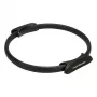 Tunturi anillo de Pilates negro - anillo de fitness flexible de fibra de vidrio con agarres de espuma EVA para core, muslos, brazos, pecho, glúteos - 38 cm de diámetro, resistencia media, ligero y portátil para Pilates, yoga, entrenamiento de fuerza