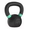 Tunturi Platinum kettlebell de hierro fundido de 6 kg – con recubrimiento en polvo y asa ergonómica