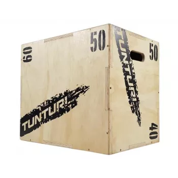 Cajón pliométrico Tunturi Plyo Box Wood 40/50/60cm - ajustable