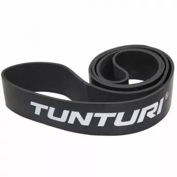 Tunturi Power Band Banda de resistencia extra fuerte, 104 cm x 6.4 cm, negra
