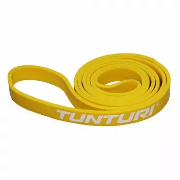 Tunturi Power Band banda de resistencia Light - amarilla - 104 x 2,2 cm