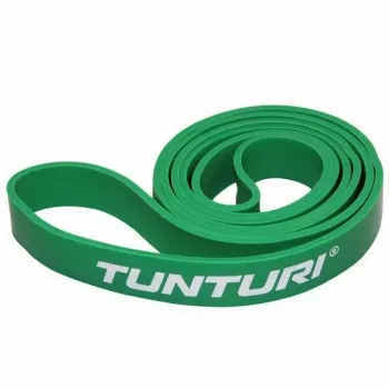 Banda elástica Tunturi Power Band Medium Loop (verde, 104 x 2,9 cm, látex natural)