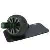 Tunturi Pro Exercise Wheel Deluxe rueda abdominal con esterilla protectora para rodillas