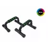 Tunturi Asas para flexiones - negro, pack de 2, estructura de acero con agarres ergonómicos de espuma de PVC