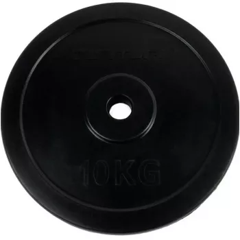 Disco de peso de hierro fundido con recubrimiento de goma Tunturi 10 kg, unidad