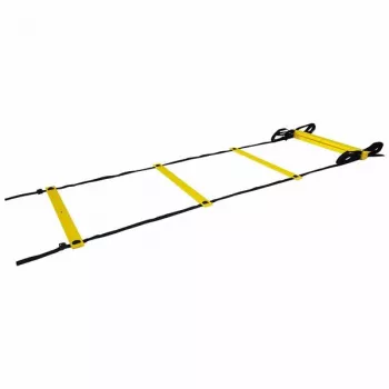 Tunturi Vikrumo escalera de agilidad 4.5m - 10 peldaños, entrenador de velocidad y coordinación
