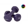 Tunturi Mancuernas de vinilo 1 kg morado – set de 2
