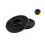 Tunturi discos de peso 1,25 kg (par) – hierro fundido negro, agujero estándar 30 mm