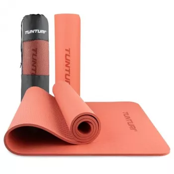 Esterilla de yoga Tunturi 8mm antideslizante – oro rosa