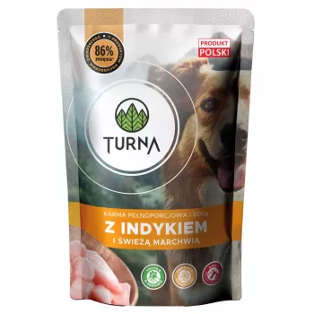 TURNA con pavo – Alimento húmedo para perros – 500g