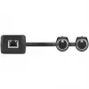 Turtle AV Turtle 2CH Adaptador Dante de entrada XLR analógica