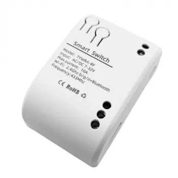 TUYA Interruptor inteligente 1 canal, Wi-Fi, RF, 10A, DC 7-32V