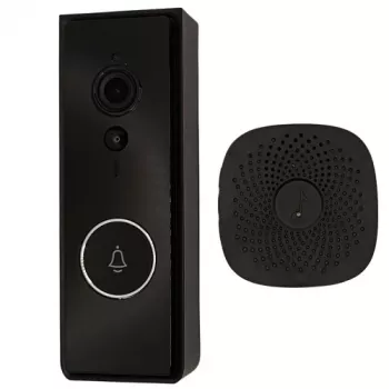 Timbre con vídeo inteligente Tuya HS085254 - Wi-Fi, 1080p Full HD, visión nocturna, audio bidireccional, IP65