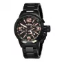 TW STEEL MAN TW312 40mm Cronógrafo de cuarzo reloj hombre esfera negra correa de piel