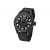 TW STEEL VS41-Volante Reloj de cuarzo para hombre 45mm esfera negra correa de piel