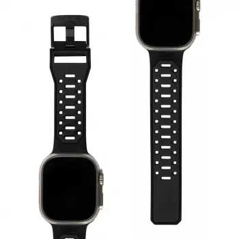 UAG Scout Correa de silicona para Apple Watch 49mm/45mm/44mm/42mm - negro