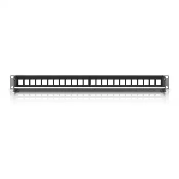 Ubiquiti panel de parcheo keystone en blanco 24 puertos para dispositivos UniFi de montaje en rack 1U